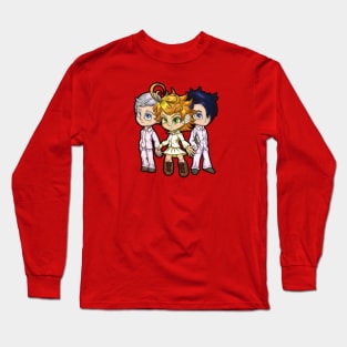 Chibis The Promised Neverland Long Sleeve T-Shirt